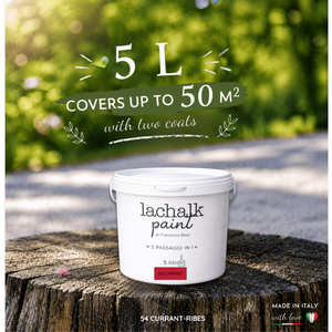 54 CURRANT 5lt LaChalk the evolution of <b>chalk</b> paint Where <b>chalk</b> meets resin: Hybrid <b>Chalk</b> Resin Paint made in Italy - Product Image 2