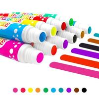 Tampons de bingo bon marché, plume éponge de 10mm, logo personnalisé à base d'eau de 20 ml, marqueur de jeu de bingo, vente en gros dans l'UE