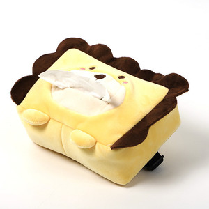 Boîte à mouchoirs en peluche cochon mignon, support portable à ventouse pour dossier de siège, pare-soleil, accoudoir, multifonctionnel pour voiture et maison - Product Image 5