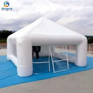 पानी का सबूत विशाल inflatable शेड टेंट बाहरी इंफ्लेटेबल इवेंट कैनोपी प्रिंटिंग के साथ