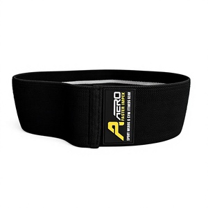 AERO FASTER IMPEX Bande de Résistance pour les Hanches en Nylon, Sangle de Taille Réglable avec Fermeture Velcro, Équipement de Fitness Unisexe à Élasticité Modérée - Product Image 1