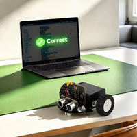 ACEBOTT Fabricante OEM, Kit de Coche Robótico Microbit para Educación STEM, Control por Aplicación, Kit de Codificación MakeCode para Niños, Coche Robótico 2WD