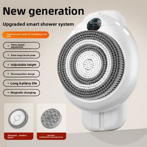 Brosse de douche électrique murale intelligente et multifonctionnelle pour le corps, portable, pour salle de bain - Product Image 6