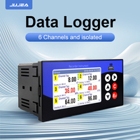 Enregistreur de données 6 canaux 4-20mA RS485 Modbus RTU avec écran couleur 4 pouces, affichage des courbes et graphiques de données