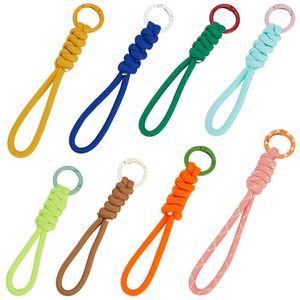 Multicolor Polyester Paracord Key Wrist Strap Wrist Lanyard for Keys Flashlight Knife