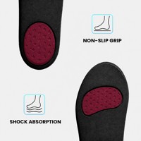 Semelles Confort Personnalisées pour Chaussures de Sport en PU Coulé, Haute Élasticité, Respirantes, Soutien de la Voûte Plantaire, Écologiques, Antidérapantes