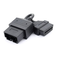 Cable Conector OBDII de 20 Pines a 16 Pines, Herramienta de Diagnóstico Obd1 a Obd2, Compatible con Autos Kia Antiguos, Gran Venta