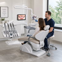 Unidad Dental con Monitor HD, Equipo de Odontología a Bajo Precio en China, Silla Dental Eléctrica para Tratamiento Médico en Venta