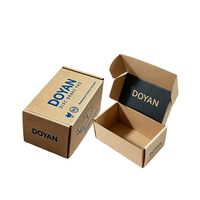 Boîte d'expédition pliable en kraft naturel avec logo personnalisé pour pièces automobiles, plaquettes de frein, fournitures industrielles