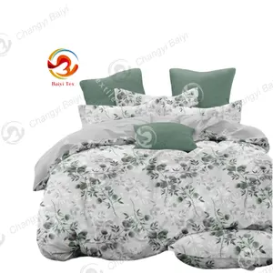 Trung Quốc bán buôn Nhà cung cấp OEM/ODM bedsheets Bộ chăn giường Chất lượng cao sang trọng Quilt bedding Set tấm ga trải giường Cotton cảm giác