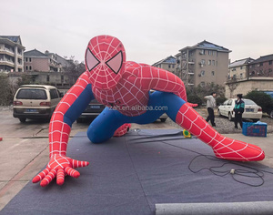 Pallone Gonfiabile Gigante <span class=keywords><strong>di</strong></span> Spiderman in Materiale Oxford con Facile Montaggio e Design Resistente per Decorazioni Esterne - Product Image 1