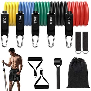 Conjunto de Faixas de Resistência para Fitness de 150lb, Faixa Elástica para Yoga, Cinto para Glúteos, Laços de Treinamento, Equipamento de Ginástica para Musculação em Casa - Product Image 1