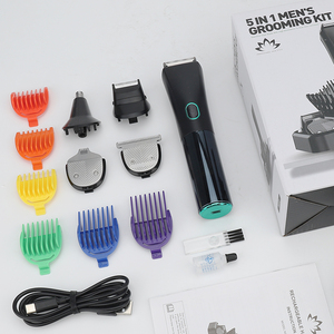 Lanumi 680 Kit di Rifinitura 5-in-1 per Uomo in Acciaio Inox, Tagliacapelli Elettrico per Naso, Baffi, Corpo e Viso, per Uso in Viaggio e a Casa - Product Image 6