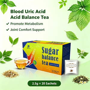 Té de equilibrio de azúcar en sangre Wins Town, té de hierbas Cyclocarya Paliurus, soporte OEM, paquete personalizado, suplemento herbal, 20 bolsitas de té - Product Image 3