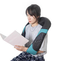 Masseur corporel électrique pour la maison et la voiture, relaxation, massage du cou, shiatsu, infrarouge, pétrissage 3D, vibration, sensation de toucher réel, minuterie