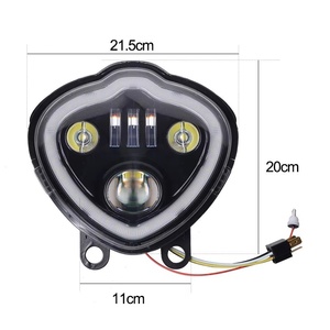 Faro LED Negro YongJin para Motocicleta <span class=keywords><strong>Kawasaki</strong></span> <span class=keywords><strong>Vulcan</strong></span> <span class=keywords><strong>S</strong></span> 650/ EN650 2015-2019 - Product Image 4