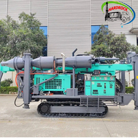 Machine de forage à circulation inversée montée sur chenilles, alimentée au diesel, Hardrock 500m, avec roulement de moteur de 325 mm de diamètre pour applications géotechniques