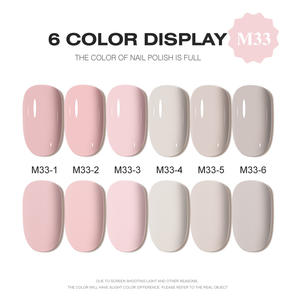 AILANUO 6 Couleurs UV GEL Polish 6pcs Par Set Box Nail Color Gel Collection 15ml Soak off UV LED French Gelpolish Kit - Product Image 2