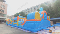 Aire de jeux gonflable personnalisée Lilytoys pour enfants, grand château gonflable en forme de requin, parc gonflable extérieur, ville de jeux gonflables amusante