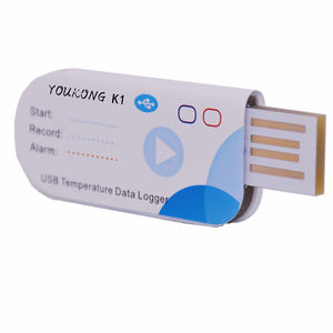 K1 usb डिस्पोजेबल सिंगल यूज कोल्ड चेन मॉनिटर रिकॉर्डर फार्मास्युटिकल तापमान डेटा लॉगर - Product Image 1