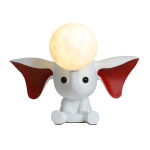 Creative Children Novelty Bedside <strong>Lamps</strong> Atmosphere Led Moon Light Re sin Cartoon <strong>Elephant</strong> <strong>Table</strong> <strong>Lamp</strong> - Product Image 5