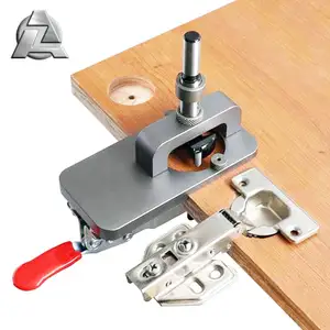 ZJD-BT113G holes puncher locator opener doors cabinet DIY tool CNC woodwork drilling 35mm hinge jig