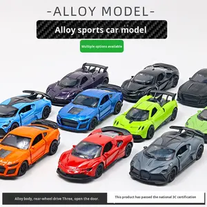 Voiture miniature en métal moulé sous pression, très populaire, pour enfants, véhicule à rétrofriction de haute qualité, cadeau pour garçons, sans batterie requise - Product Image 2