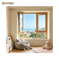 Ventana Abatible de Aluminio con Doble Acristalamiento y Rotura de Puente Térmico para Viviendas