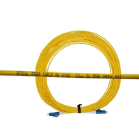 Kabel Patch Fiber Optik Single Mode Simplex LC UPC ke LC UPC 1m FTTX FTTH FTTR untuk 4G Outdoor