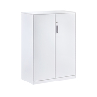 Coffre de rangement moderne à forte capacité portante en métal pour portes coulissantes, armoire basse verrouillable pour bureau, école, salle de sport