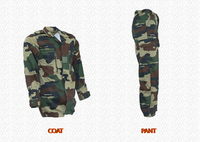 Ensemble uniforme tactique BDU pour homme, tissu en coton Ripstop, tenue de chasse en plein air, tissu sergé 210-220 g/m²