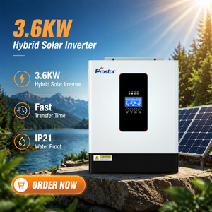Inversor Solar Híbrido PIE Villa de 3.6kw Monofásico 24VDC con Pantalla LCD, Control Remoto, Voltaje Estable, Funcionamiento Silencioso, para Crisis Energéticas - Product Image 1