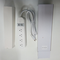 Chargeur et panneau solaires intelligents pour la maison, 1 prise 16A, prise WiFi avec télécommande, 2 ports USB-A, 1 port USB-C, usage résidentiel