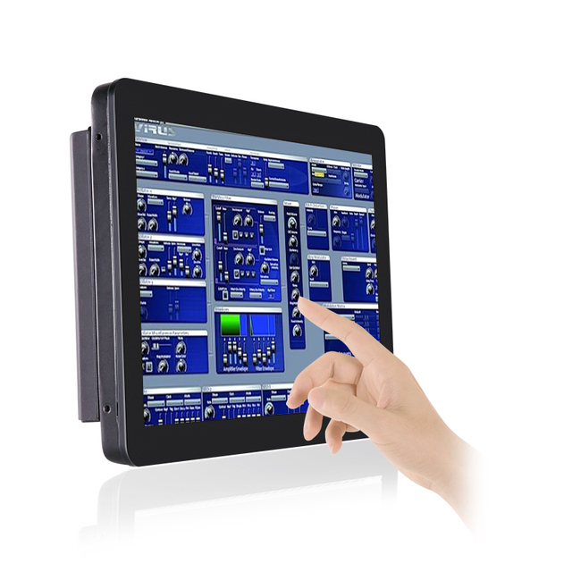 Low Cost 10 " / 12" / 15" / 17" / 19" / 22" / 23" Aspect Ratio 4:3 / 16:9 SQ or Wide Screen Industrial Touch Monitor