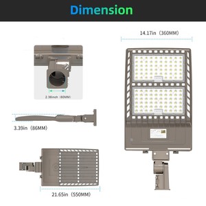 ไฟ LED 150W - 450W ไฟทางเดิน ไฟถนน ไฟจอดรถ ไฟส่องสว่างบนถนน ไฟจราจรหนัก ไฟส่องสว่างสาธารณะ - Product Image 4