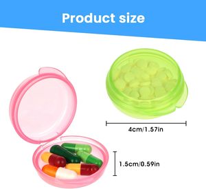 1g 3g 5g 10g PlasticJars <b>Flip</b> <b>Top</b> Lid Mini Storage <b>Bottle</b> - Product Image 2