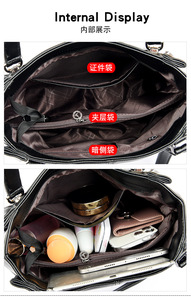 Bolso de Hombro Nuevo para Mujer, Bolso Tote de Lujo de Diseñador, Bolso de Mano de Cuero PU de Alta Calidad para Dama con Asa Superior - Product Image 6