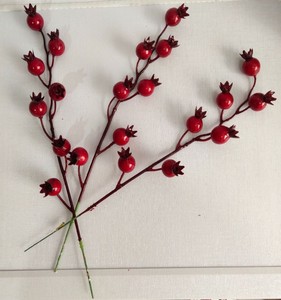 Nhân tạo Berry Pick trong màu đỏ cho hoa sắp xếp Nhân Tạo Hoa gốc - Product Image 2