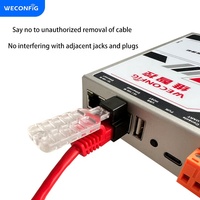 Clips de verrouillage RJ45, Verrou de sécurité pour câble patch RJ45, Verrous pour câbles Ethernet, Verrou de prise RJ45, Verrou de sécurité cybersécuritaire