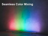 Barre lumineuse LED murale avec corps en acier inoxydable + verre trempé, télécommande sans fil WiFi/Zigbee/DMX512/RF, application, IP68 YY-XQ2525