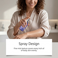 Spray corporal transfronterizo con ingredientes herbales que nutre suavemente el cuerpo, dejando la piel suave y delicada.