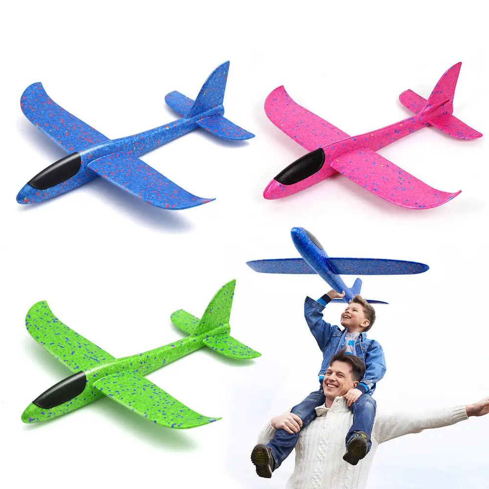 Avión de espuma con control remoto para niños, juguete de avión de espuma con control remoto