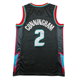 Camiseta de Baloncesto Bordada Edición Ciudad Verano 2026 para Hombre, <span class=keywords><strong>Detroit</strong></span> 2 Cade Cunningham 33 Grant Hill, Ropa para Fanáticos, Venta al Por Mayor - Product Image 2
