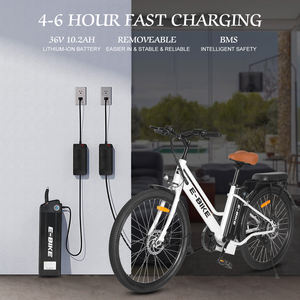 Axiniu Vélo électrique urbain à <span class=keywords><strong>bas</strong></span> prix 350W 36v, vélo électrique de ville 26 pouces pour femmes - Product Image 5