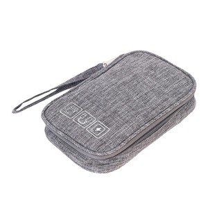 Sac de rangement pour câbles de données portables, pochette de rangement pour chargeurs, étui pour accessoires électroniques de voyage - Product Image 5