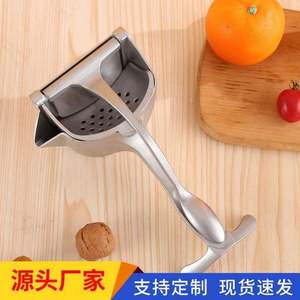 Exprimidor de frutas de mano multifuncional de cítricos y Lima, exprimidor de limón de acero inoxidable de Metal, exprimidor Manual de jugo, presión de mano - Product Image 3