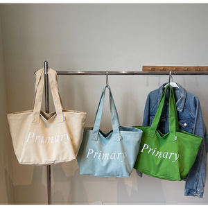 <span class=keywords><strong>2025</strong></span> New Lớn Tùy Chỉnh Thư In Đầy Màu Sắc <span class=keywords><strong>Canvas</strong></span> Tote Túi Cho Phụ Nữ Công Suất Lớn Làm Việc Vai Và Tái Sử Dụng Tote - Product Image 4