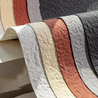 Revêtements muraux légers en pierre souple, ignifuges, panneaux muraux MCM pliables et flexibles pour façade extérieure décorative