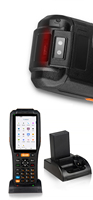 Lecteur de codes-barres robuste et bon marché 4 pouces Android PDA 3G réseau 2D imprimante thermique WIFI 58mm PDA de poche industriel évalué IP65 16 Go