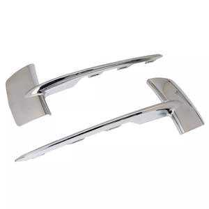 Grille inférieure du pare-chocs avant BMW X5 F15, garniture électro-plaquée, plastique ABS, 2014-2018, couleur d'origine - Product Image 3